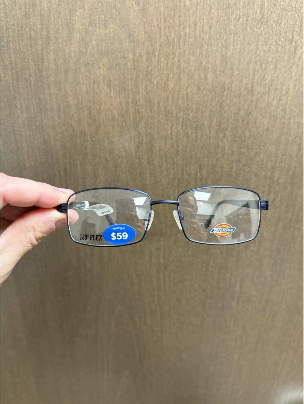 Dickies Eyeglasses Rectangular DK103 Navy/Gunmetal 57-18-145mm